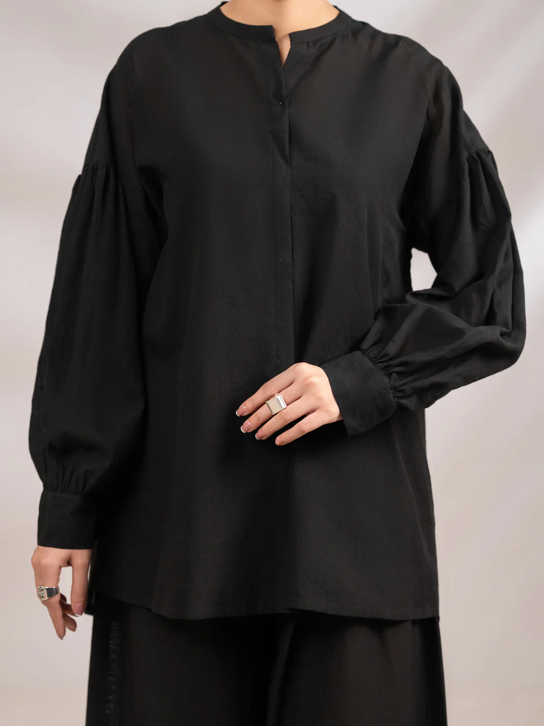 Black Crosshatch 2Pc Stitched - AL-2PS-LKS-1126 - Image 2