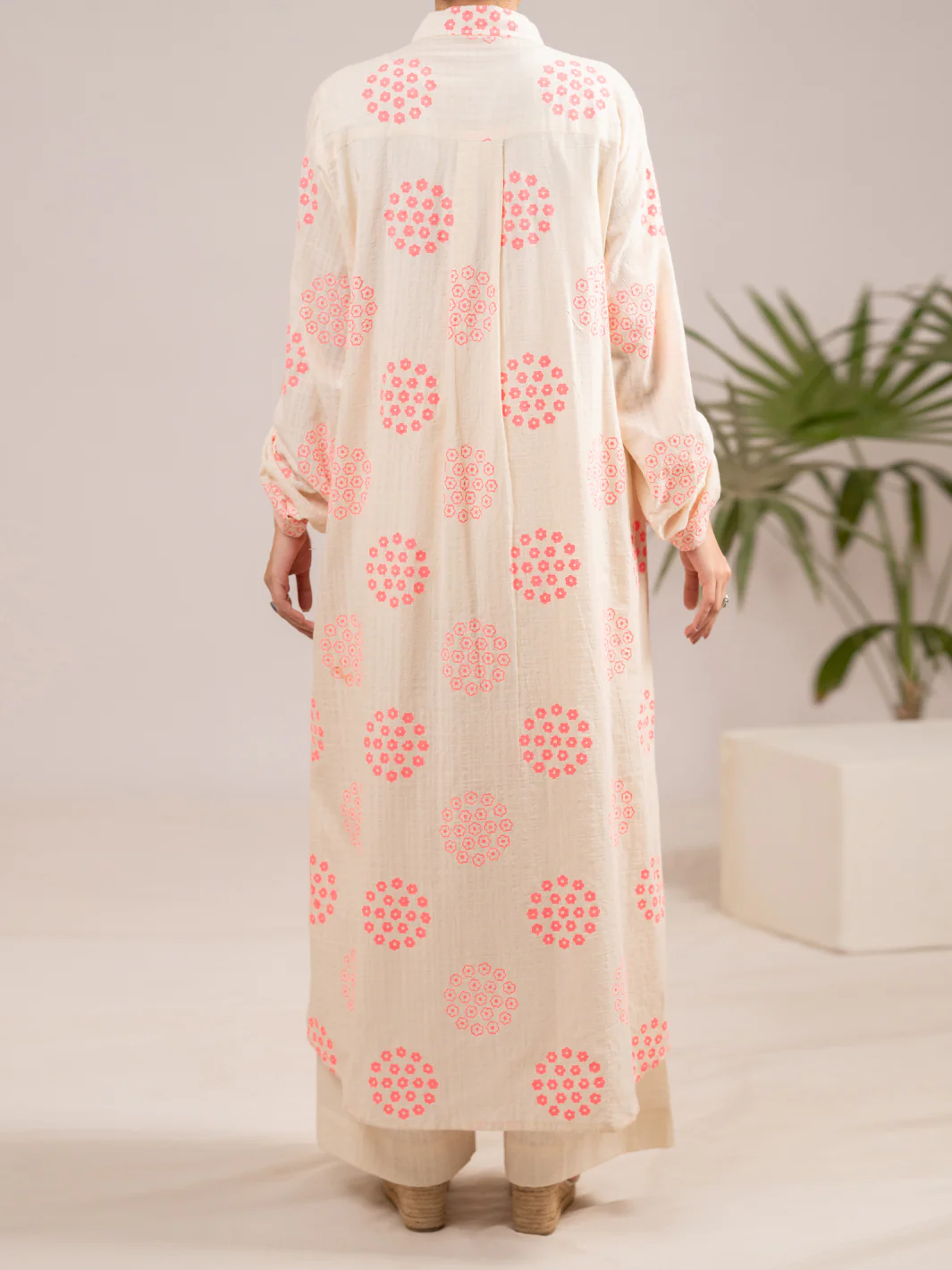 Off White Crosshatch 2Pc Stitched - AL-2PS-LKS-1146 - Image 3