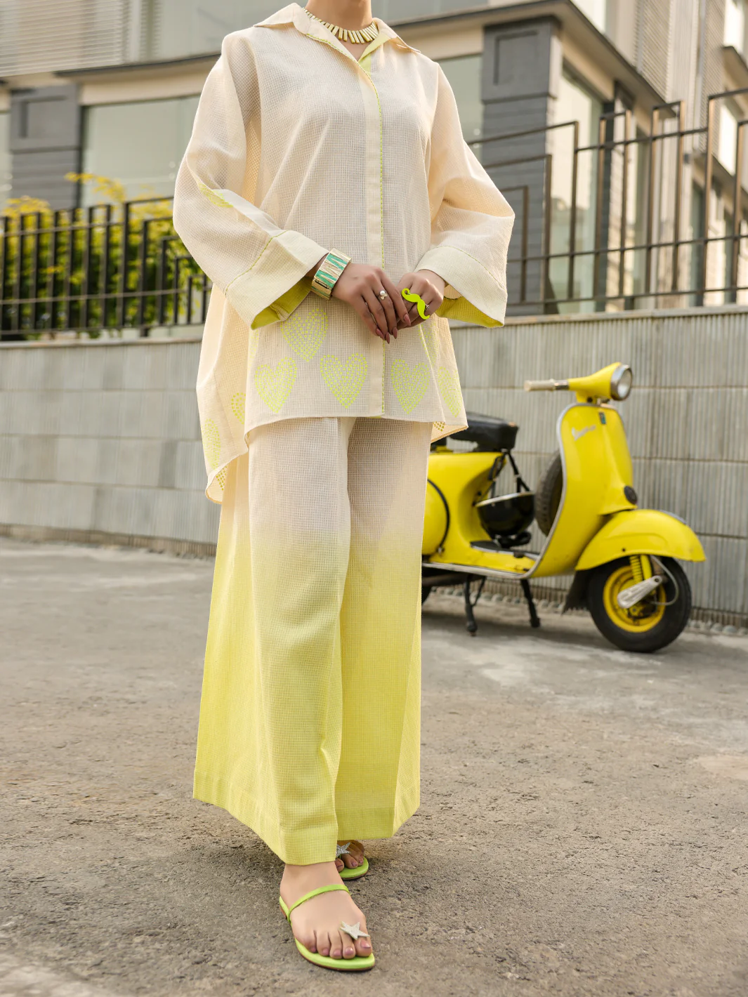 Off White Dobby 2Pc Stitched - AL-2PS-LKS-1148 - Image 5