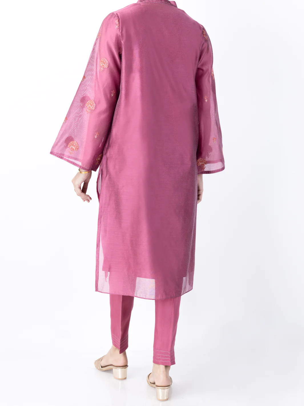 Magenta Poly Cotton 2Pc Stitched - AL-2PS-LKS-947B - Image 2