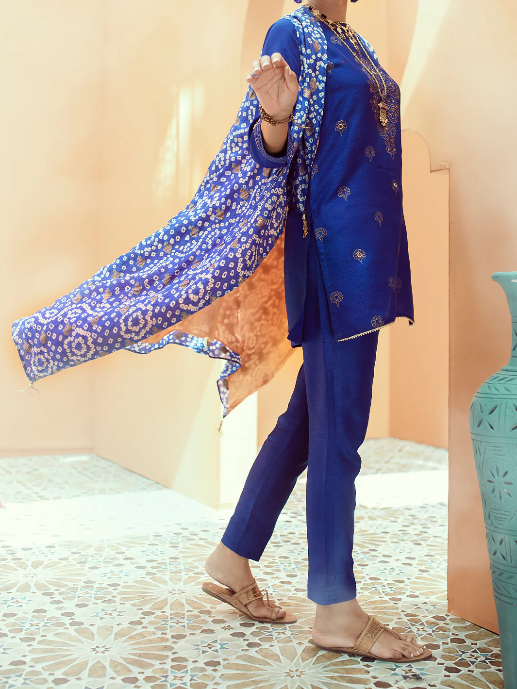 Blue 2Pc Formal Stitched - AL-2PS-LS-320 - Image 2