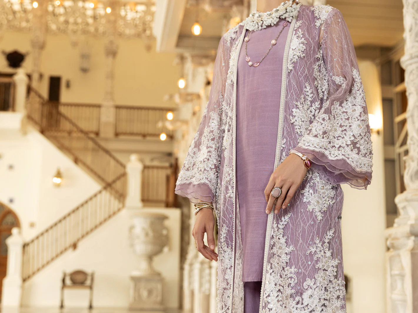 Purple 2Pc Formal Stitched - AL-2PS-LS-350 - Image 6