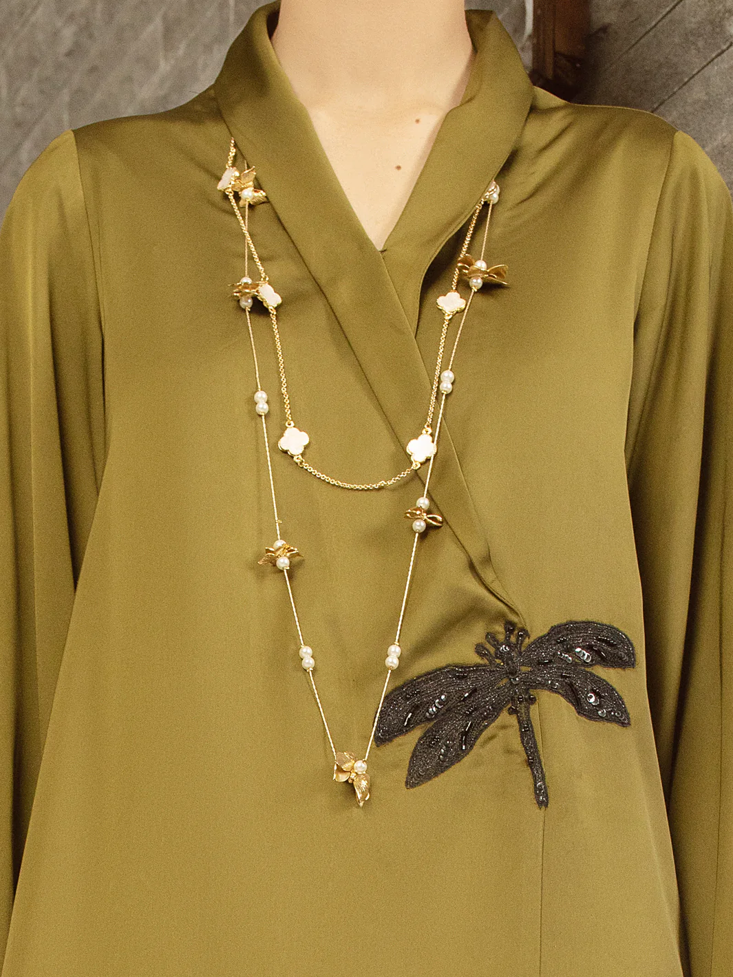 Green 2Pc Formal Stitched - AL-2PS-LS-367 - Image 3