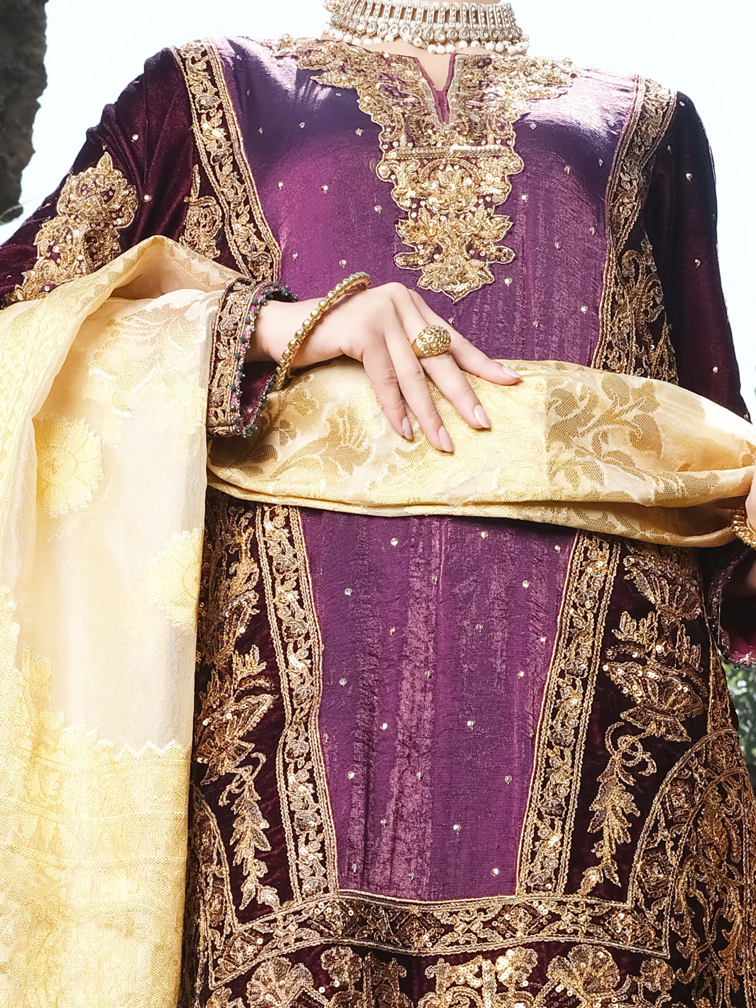 Purple 3 Piece Formal - AL-3PS-LS-295 - Image 2