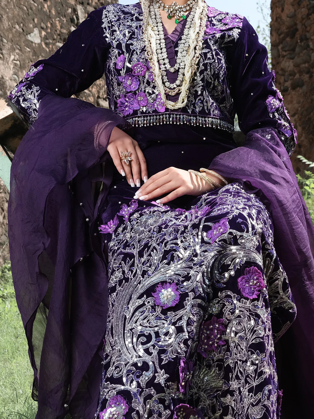 Purple 3 Piece Formal - AL-3PS-LS-300 - Image 2