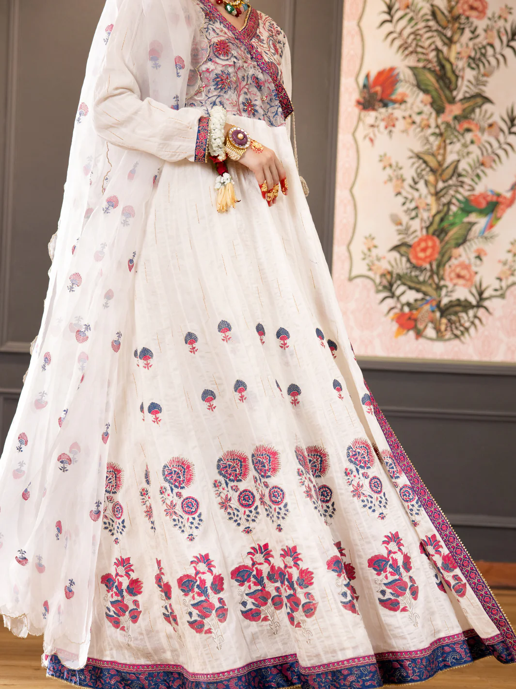 White Yarn Dyed 3Pc Formal Stitched - AL-3PS-LS-466 - Image 2