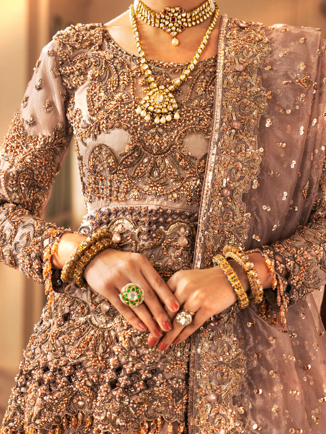 Bridal Dress - AL-BRD-018 - Image 5