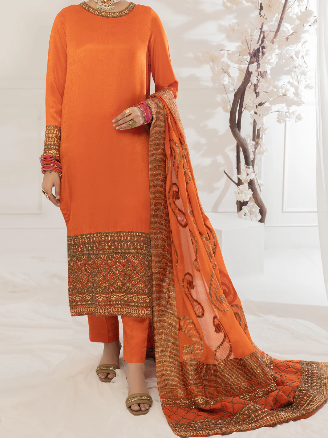 Bridal Dress - AL-BRD-043 - Image 4