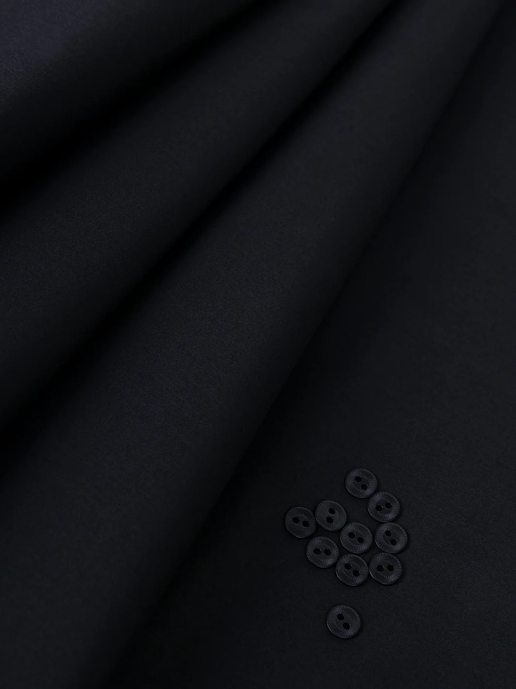 Black Blended Unstitched Fabric - AL-Johar-23