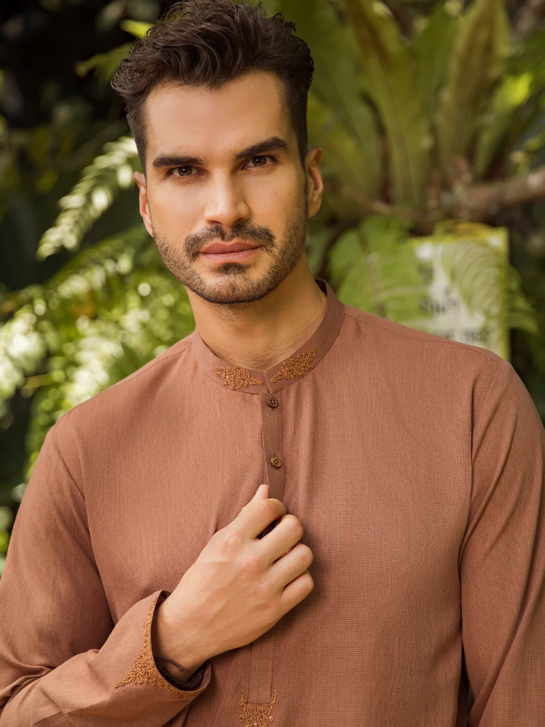 Rust Kurta - AL-K-1007 - Image 2