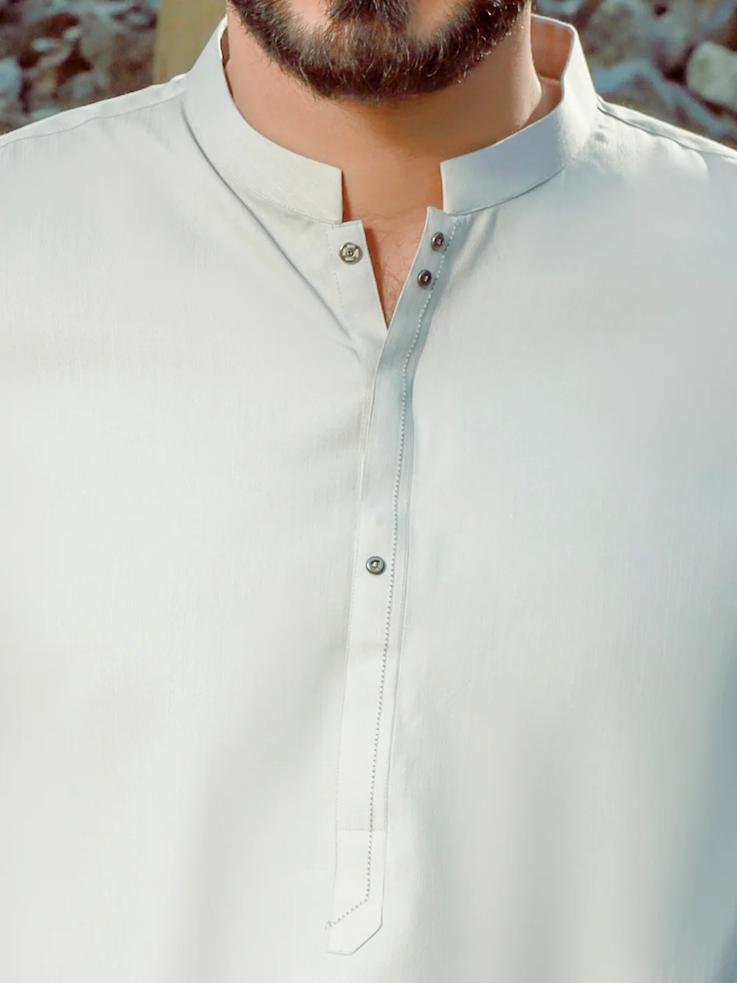 Light Grey Kurta - AL-K-1035 - Image 2