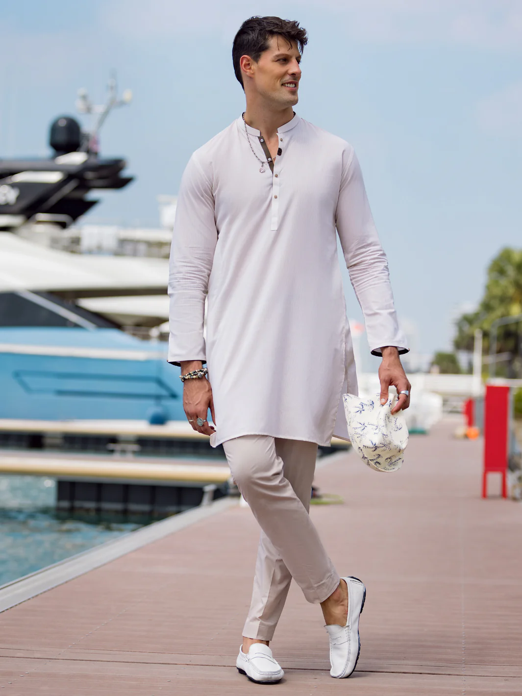 Cream Kurta - AL-K-1054