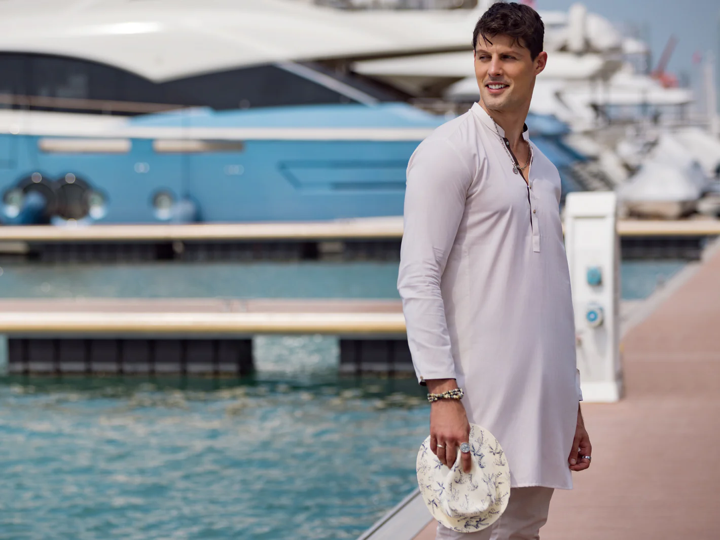 Cream Kurta - AL-K-1054 - Image 5