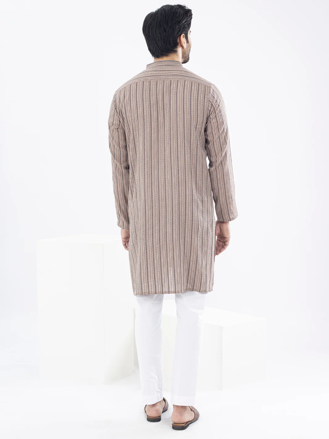 Brown Kurta - AL-K-1058 - Image 2