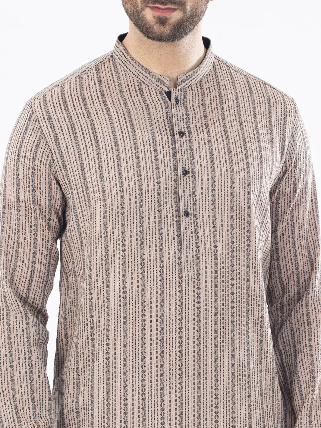 Brown Kurta - AL-K-1058 - Image 3