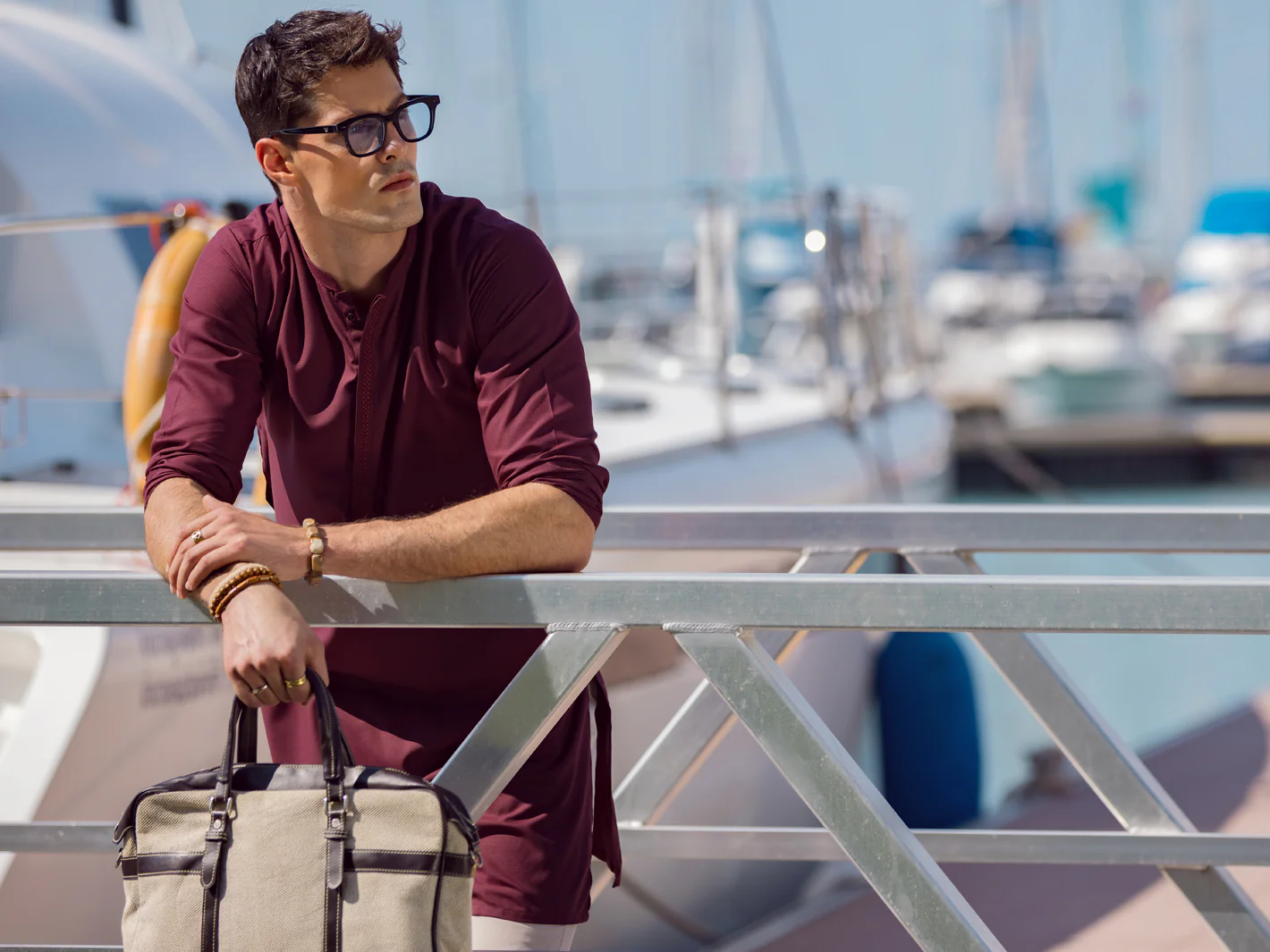 Maroon Kurta - AL-K-1068C - Image 3