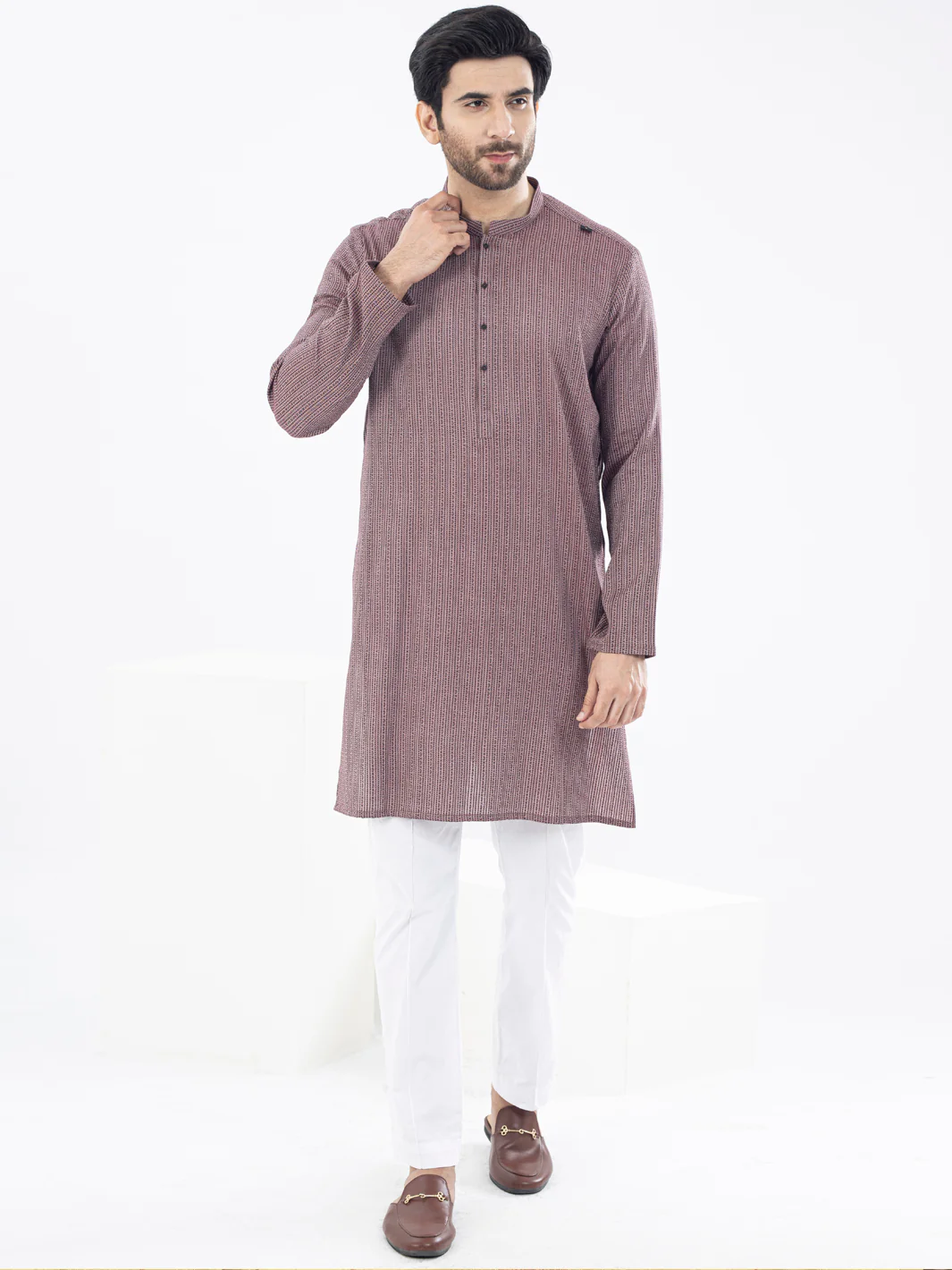 Pink Kurta - AL-K-1071