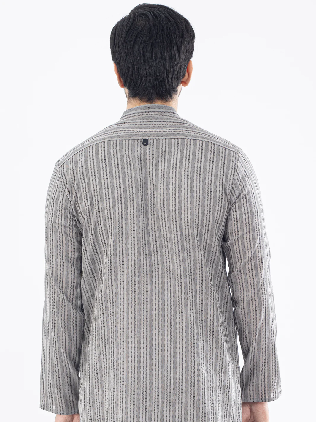 Grey Kurta - AL-K-1076 - Image 2