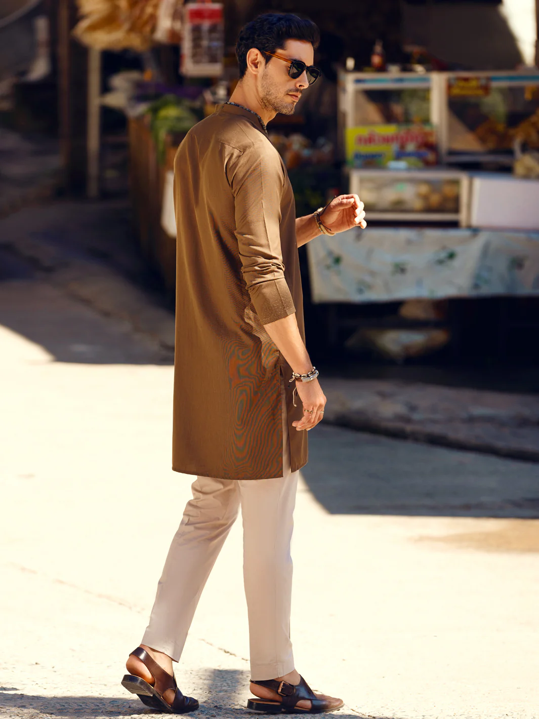 Brown Kurta - AL-K-1091 - Image 2