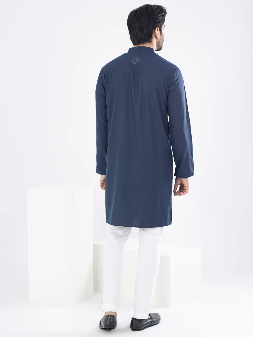 Blue Kurta - AL-K-1094 - Image 2
