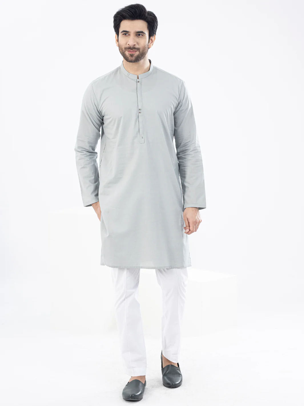 Light Green Kurta - AL-K-1100