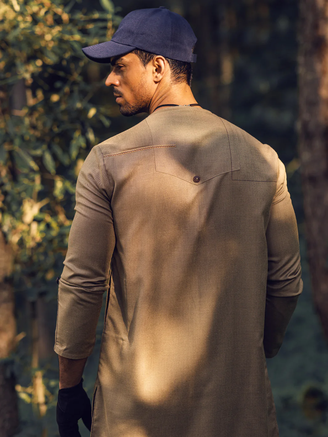 Beige Kurta - AL-K-1110A - Image 2