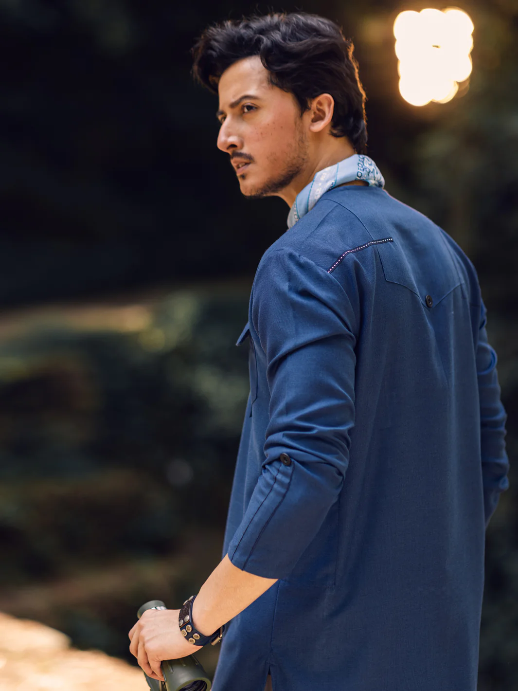 Blue Kurta - AL-K-1110B - Image 2