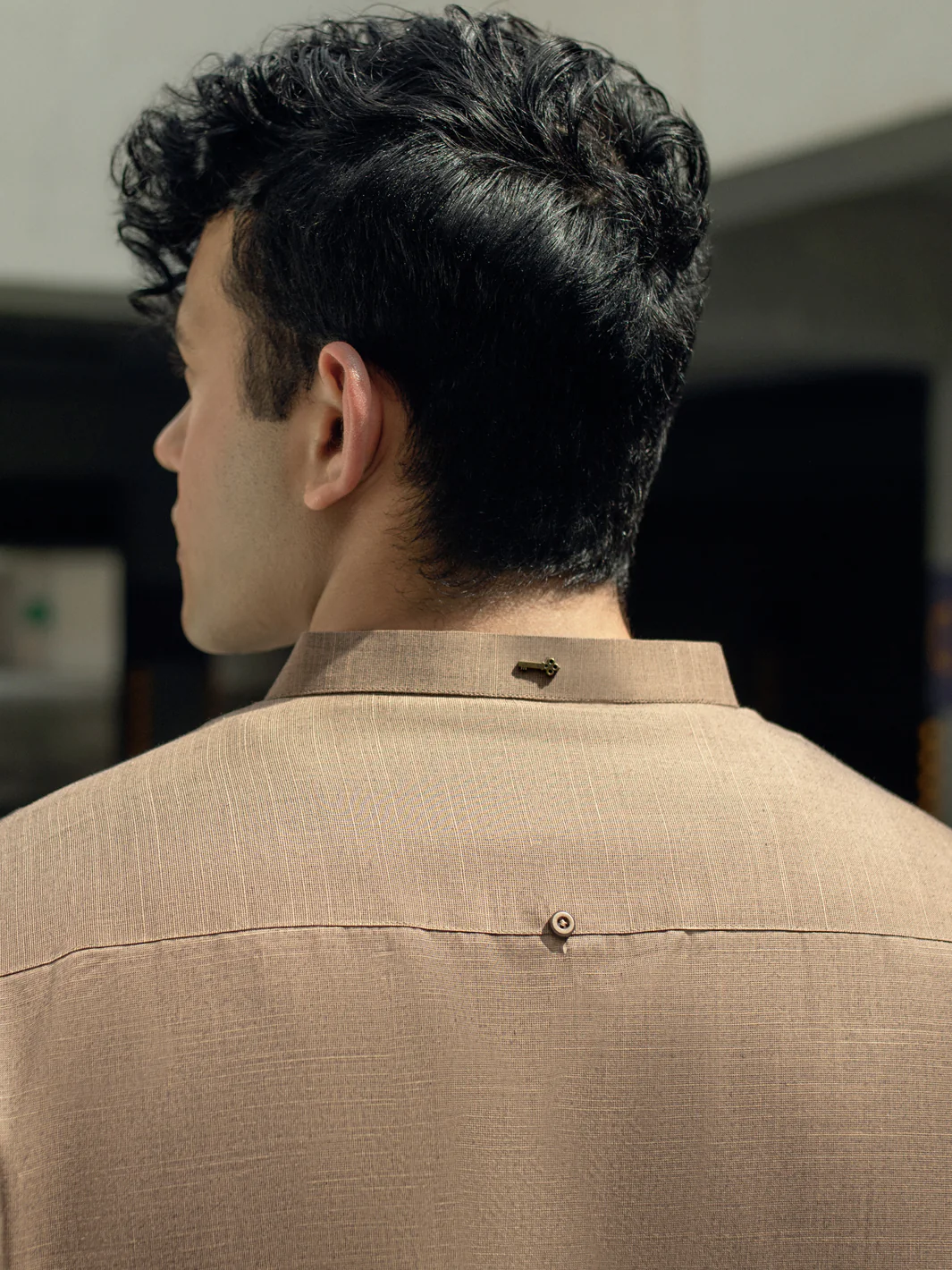 Khaki Brown Kurta - AL-K-1120A - Image 2