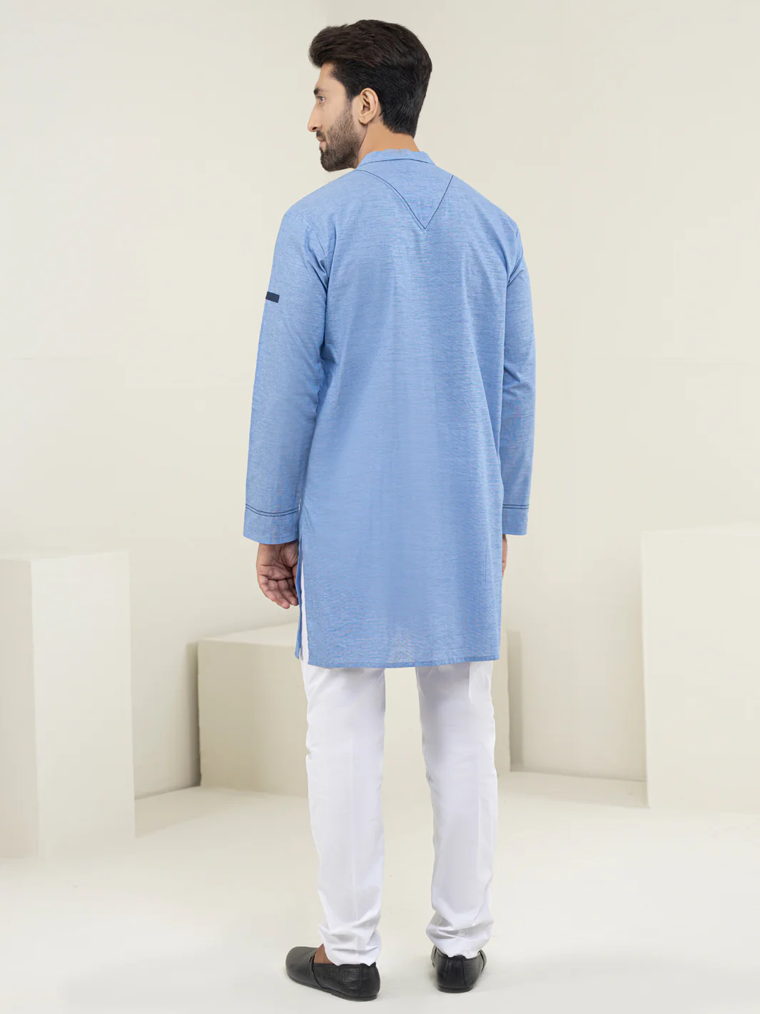Blue Kurta - AL-K-1126 - Image 2