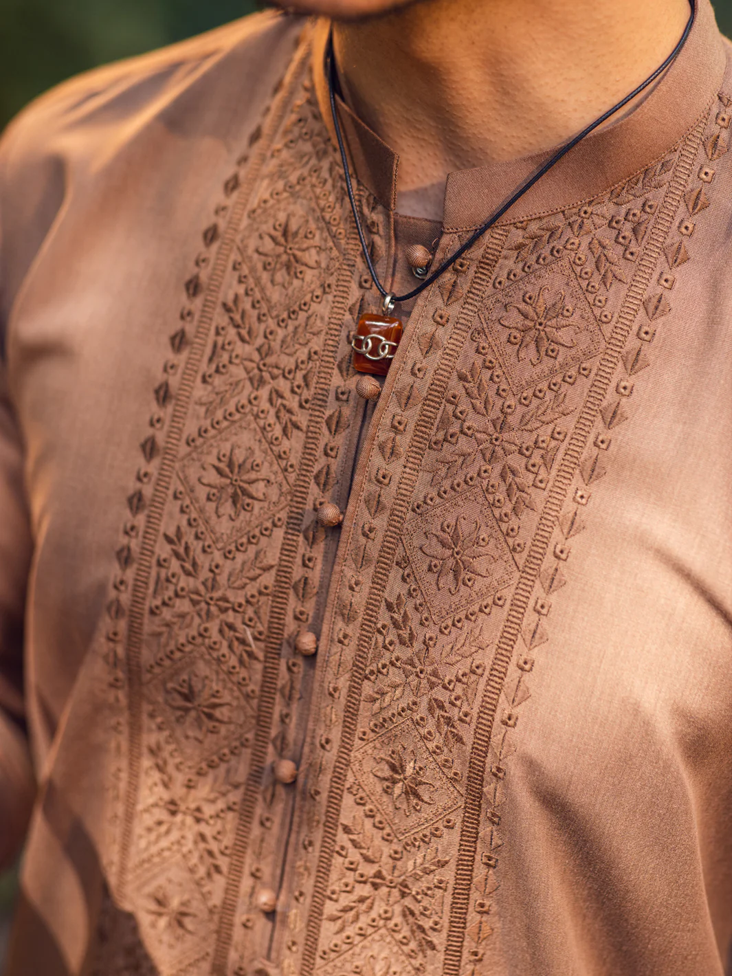 Brown Kurta - AL-K-1135E - Image 4