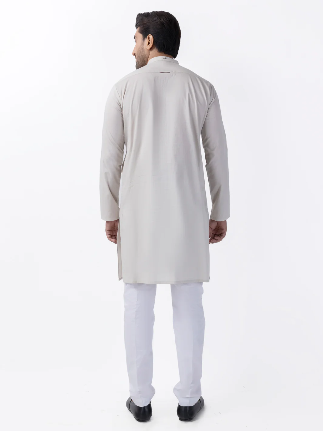 Light Sage Blended Kurta - AL-K-1169 - Image 2