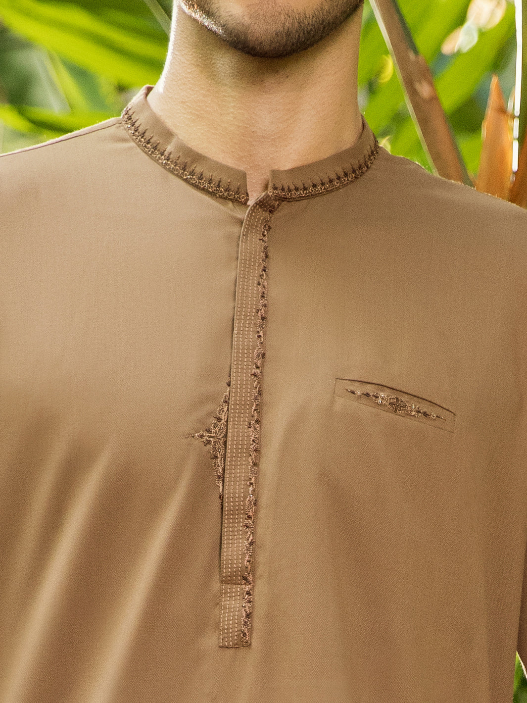 Brown Blended Kurta - AL-K-954 - Image 2