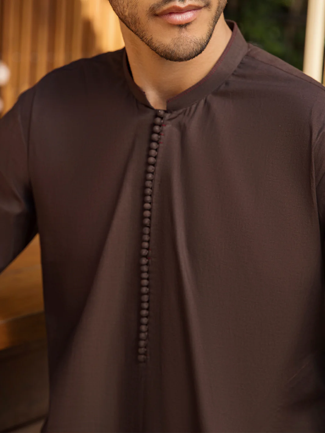 Brown Kurta - AL-K-955 - Image 4