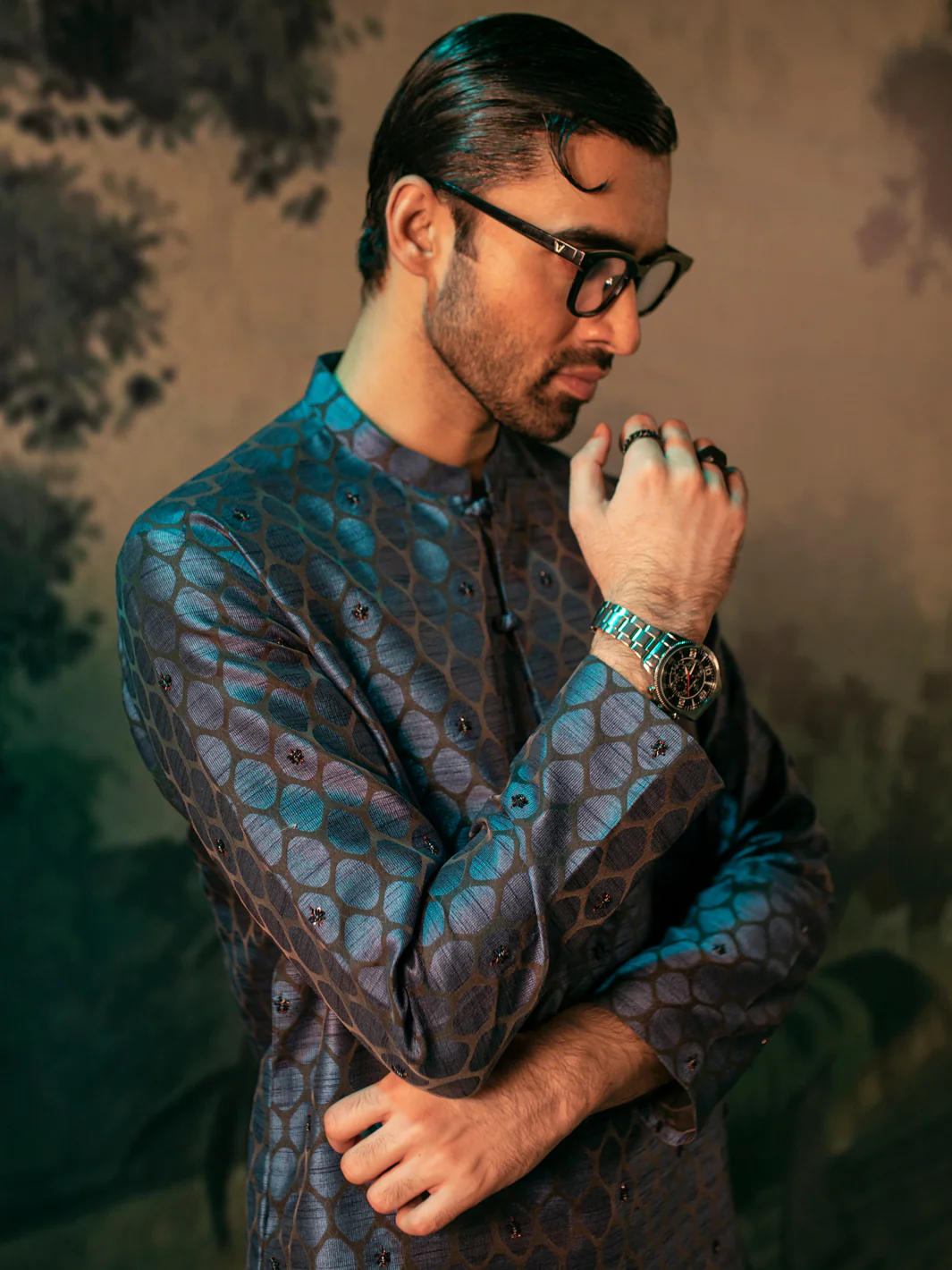 Blue Kurta - AL-K-SP-056 - Image 3