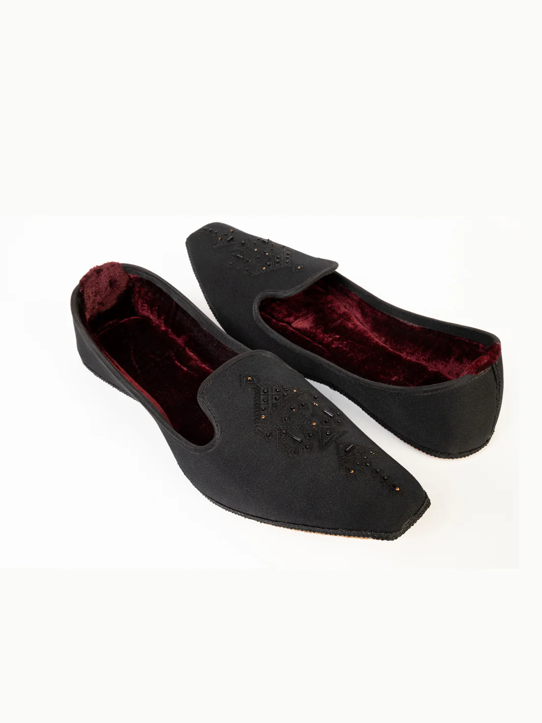 Black Blended Khussa - AL-KH-134