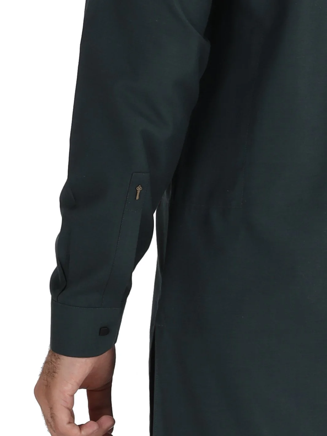 Green Blended Kameez Shalwar - AL-KS-2485-R1 - Image 3