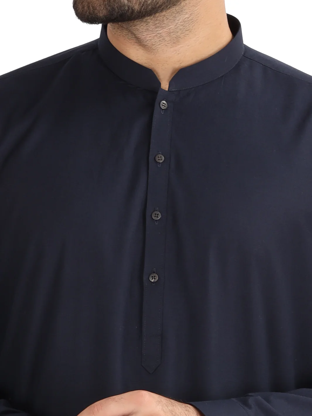 Blue Blended Kameez Shalwar - AL-KS-2486 - Image 2