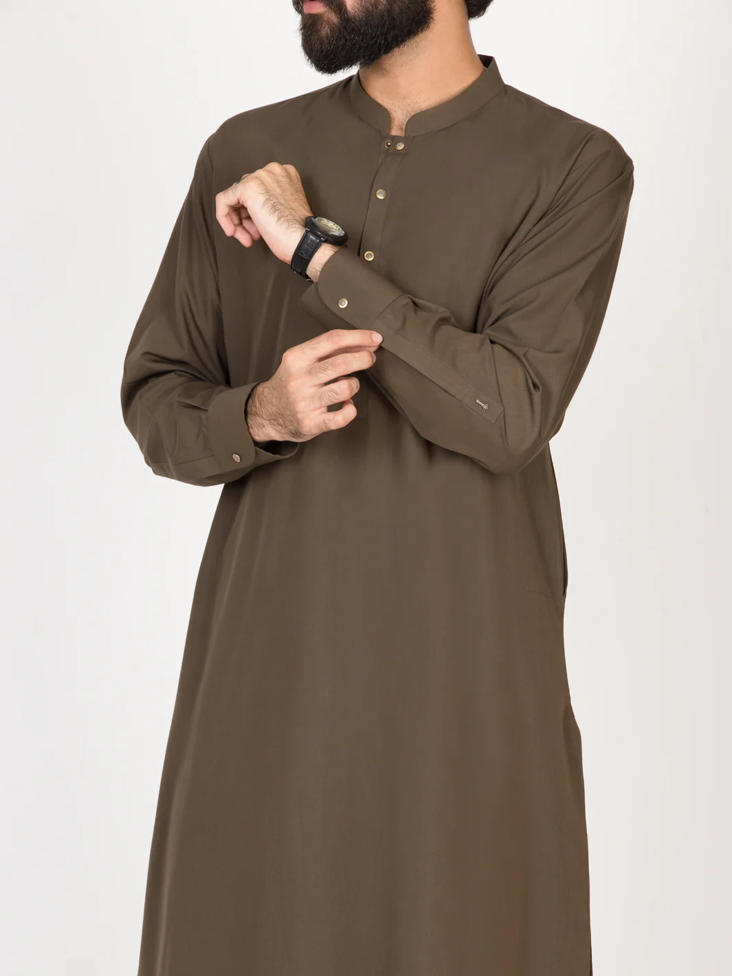 Green Blended Kameez Shalwar - AL-KS-2645 - Image 3