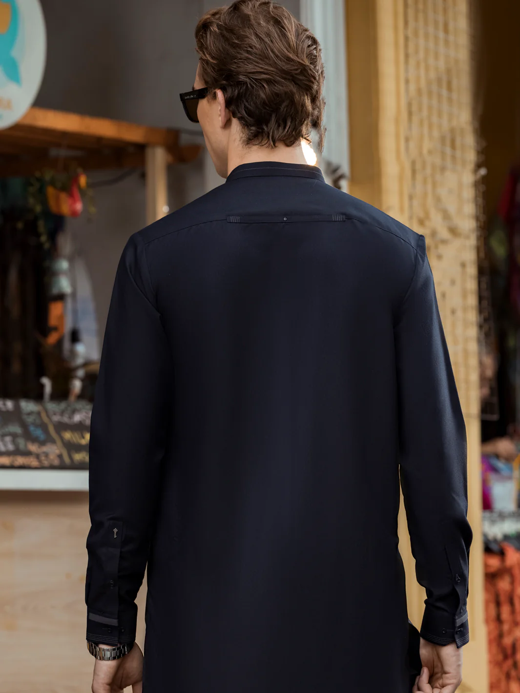 Black Kurta Shalwar - AL-KS-2728 - Image 4