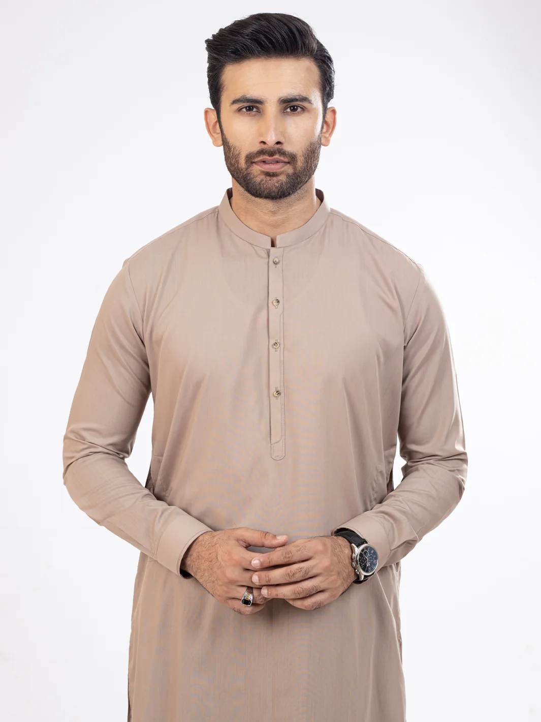 Beige Kameez Shalwar - AL-KS-2815 - Image 2