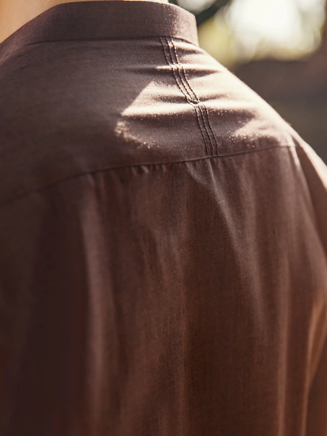 Dark Brown Kameez Shalwar - AL-KS-2922 - Image 3