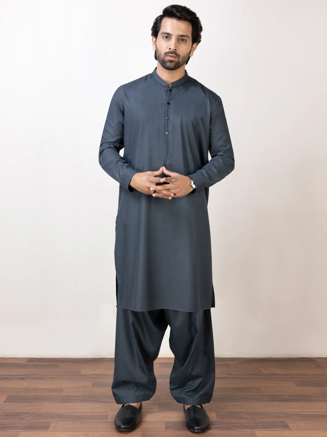 Blue Kameez Shalwar - AL-KS-2964