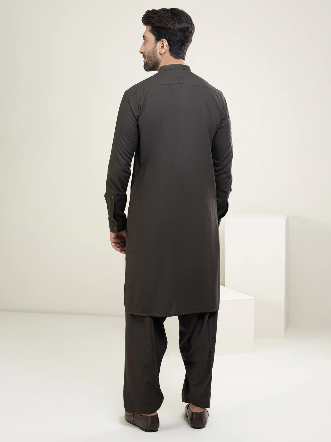 Kahi Green Kameez Shalwar - AL-KS-2965 - Image 2