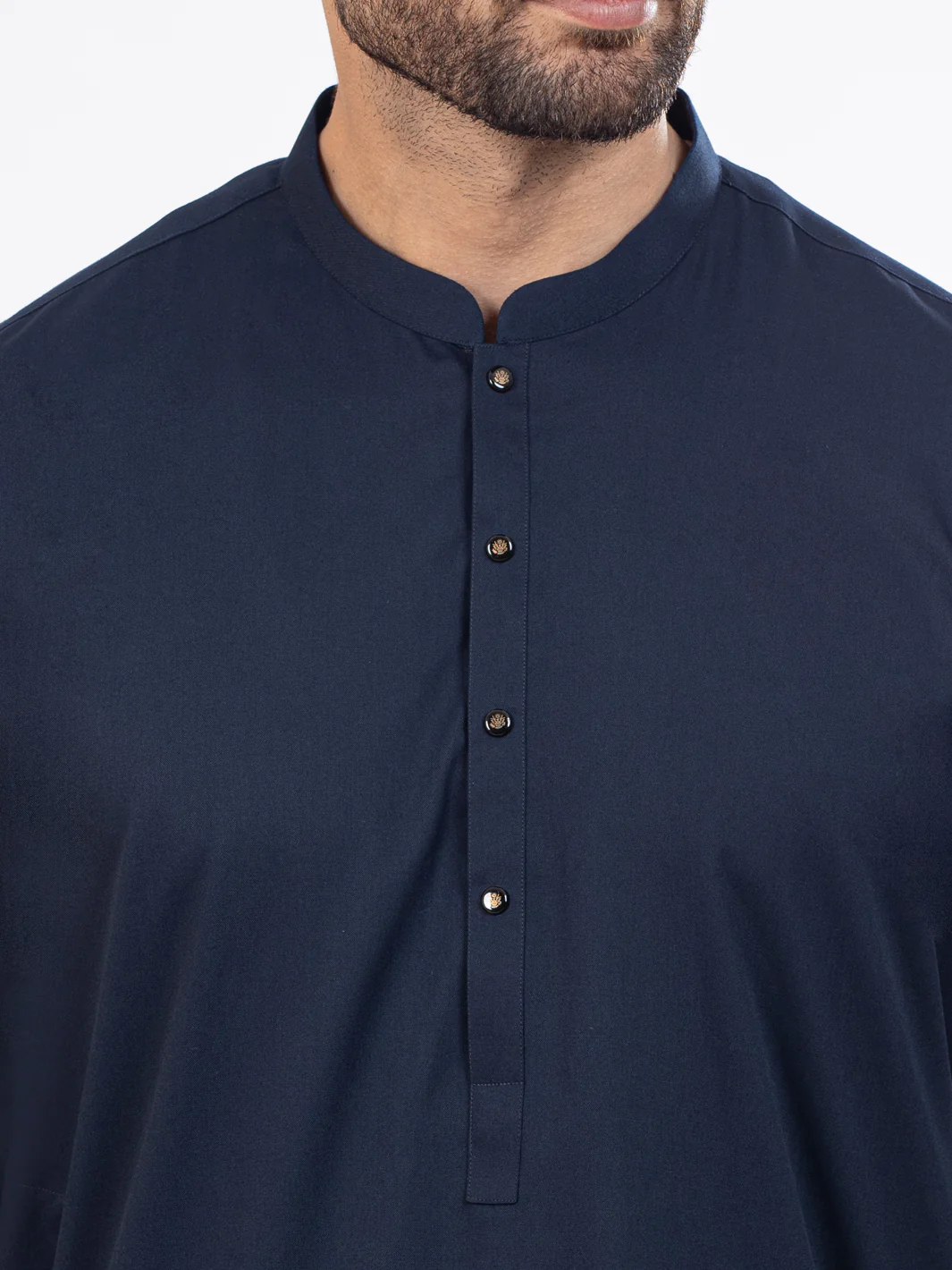 Midnight Blue Kameez Shalwar - AL-KS-2970C - Image 4