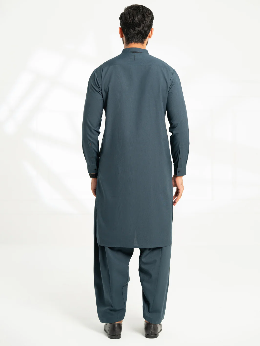 Teal Cut & Sew Kameez Shalwar - AL-KS-3321 - Image 5