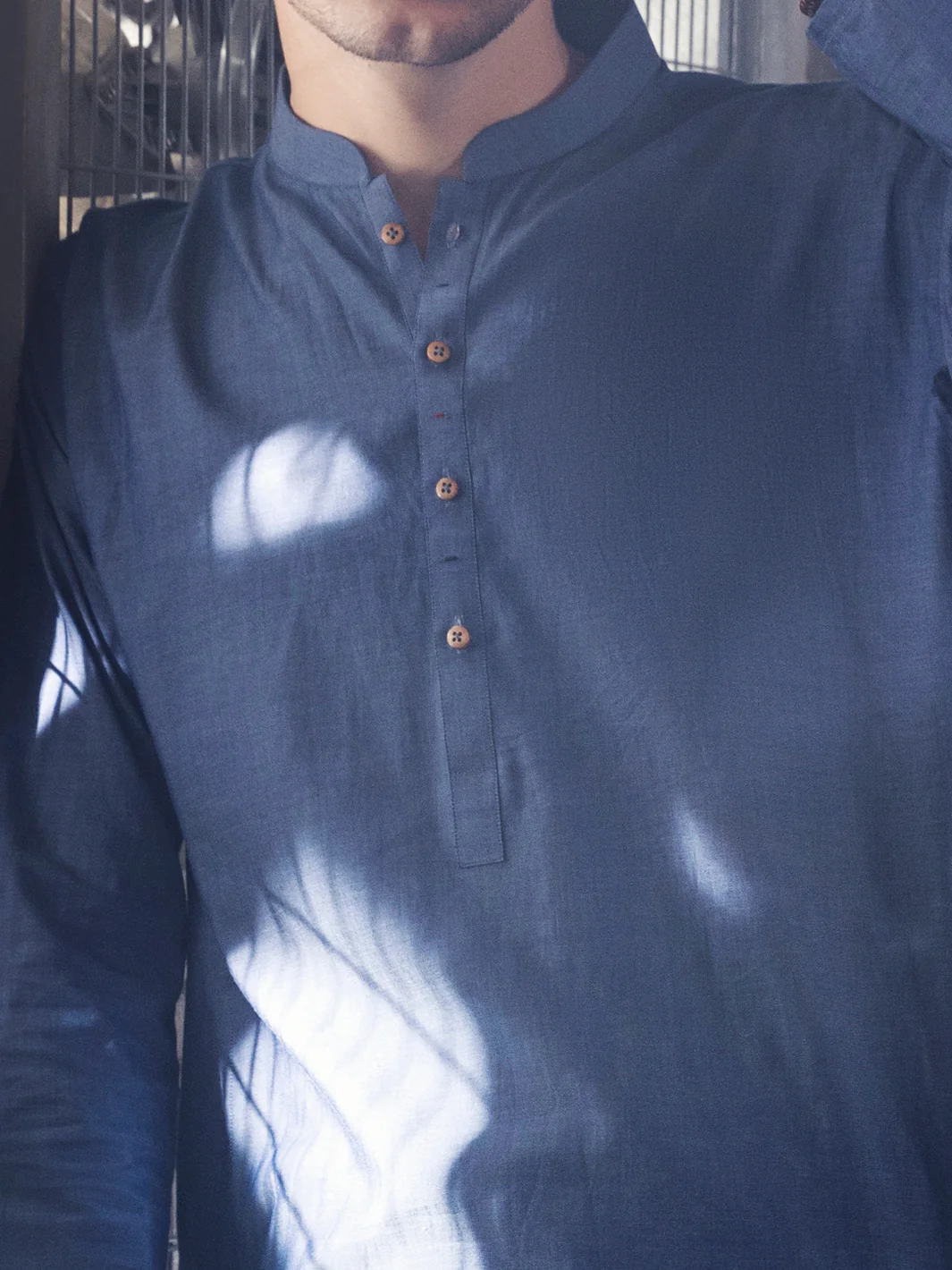 Blue Kurta Trouser - AL-KT-2707 - Image 3