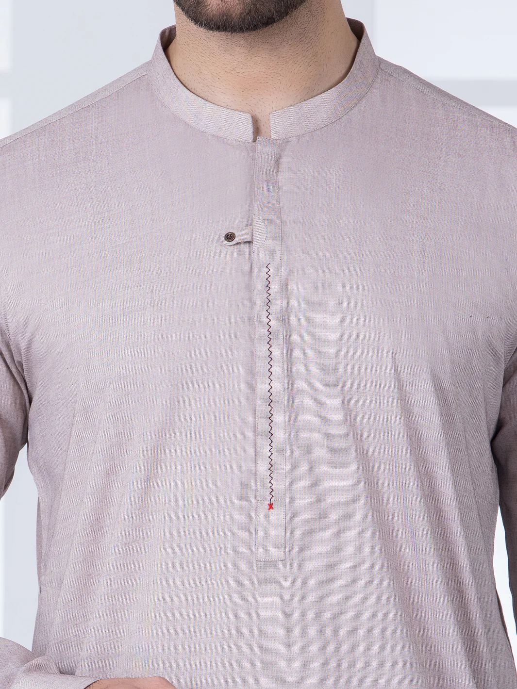 Light Brown Blended Kurta Trouser - AL-KT-2751 - Image 3