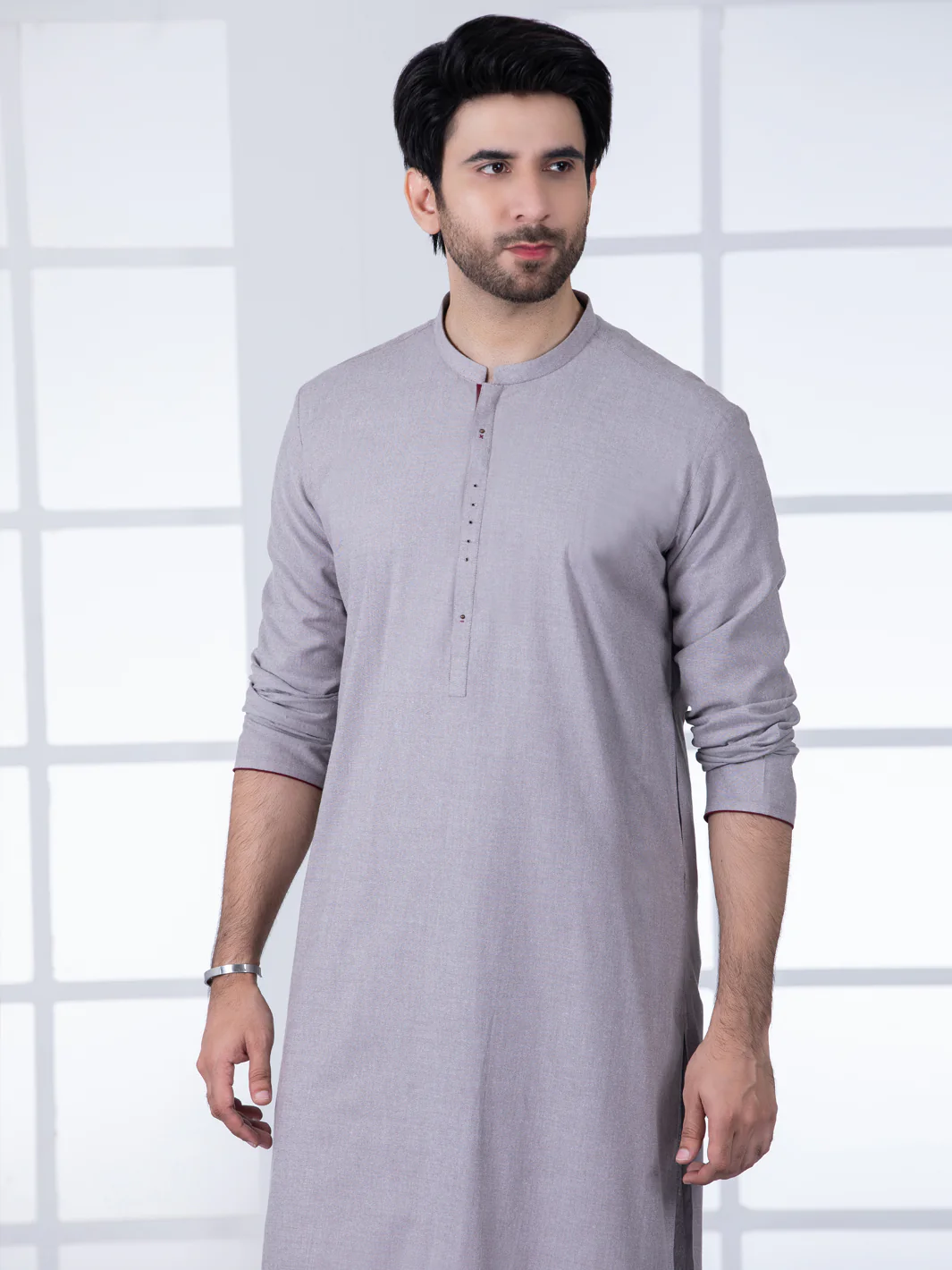 Light Brown Blended Kurta Trouser - AL-KT-2795 - Image 5