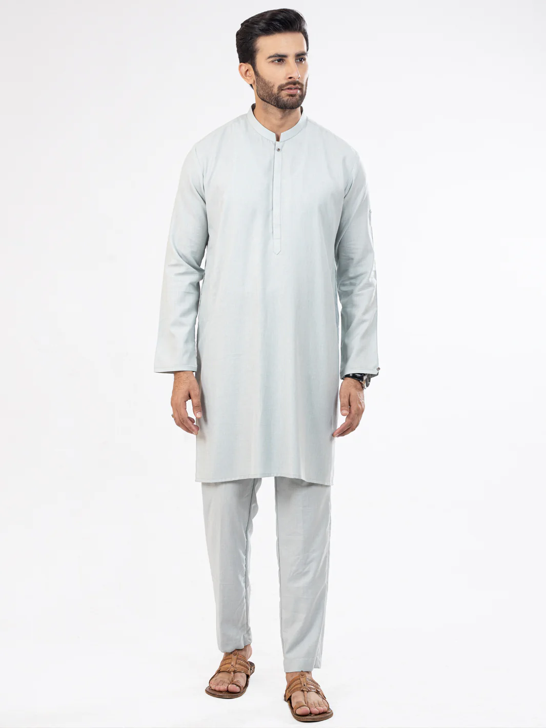 Light Blue Kurta Trousers - AL-KT-2819