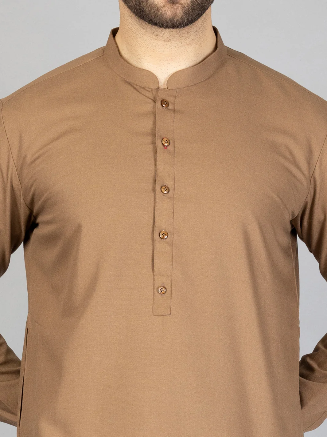Camel Blended Kurta Trouser - AL-KT-2876 - Image 2